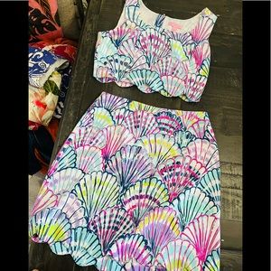 Seashell two piece Lily Pulitzer